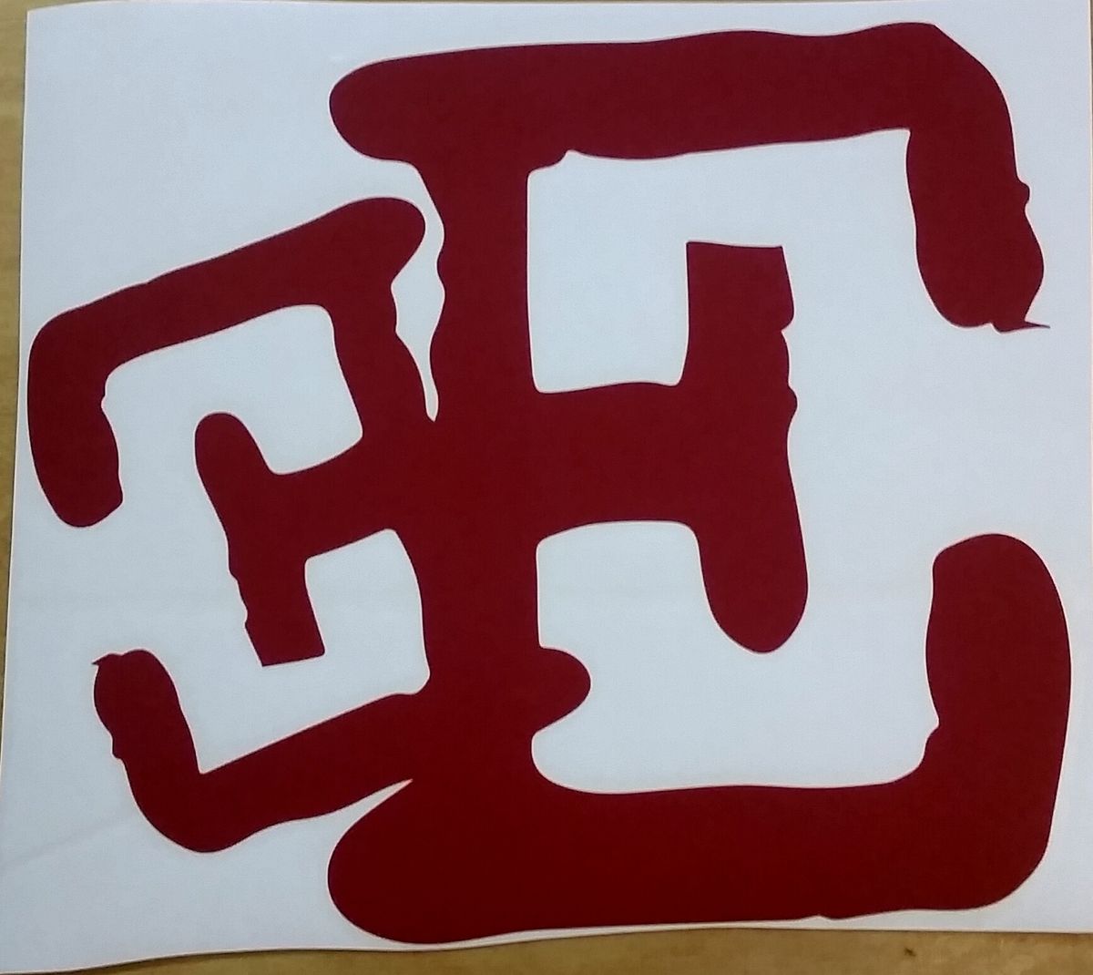 EE decal 3x3 in. 