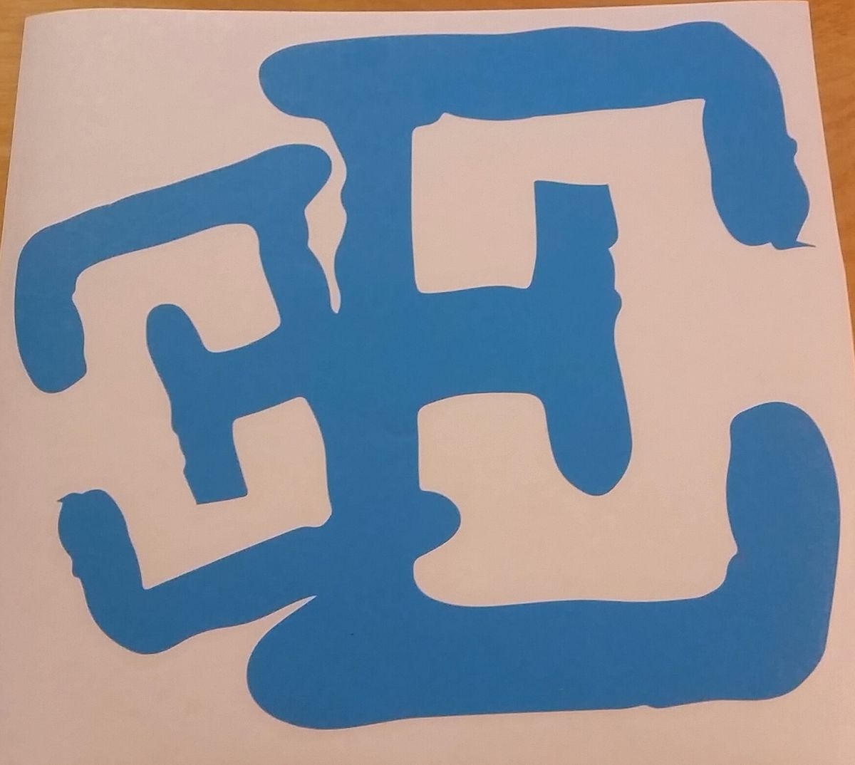 EE decal 6x6 in.