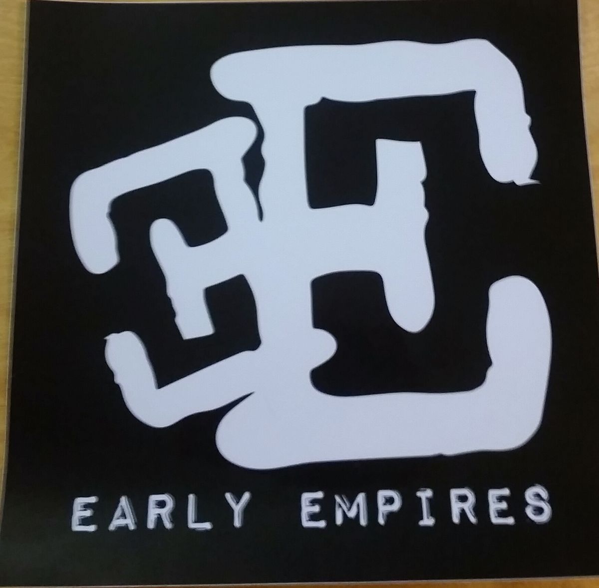 EE sticker 3x3 in.