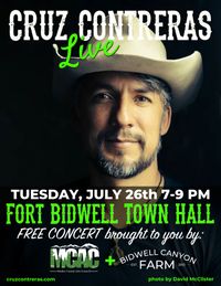 Cruz Contreras LIVE at Fort Bidwell Town Hall