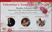 Cruz Contreras Valentine's show at Beaver Lake Lodge in Marble, Colorado