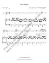 "Ave Maria" - PDF sheet music - 1 license