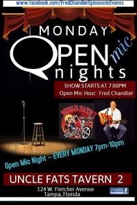 OPEN MIC - Fred Chandler Epicoustic Events 