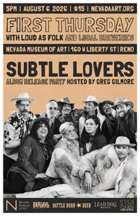 Subtle Lovers Album Release | Reno, NV