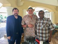 Dr Steve Kuban together with Larry Orrell and Dr Bishop Arnold Gajramsingh