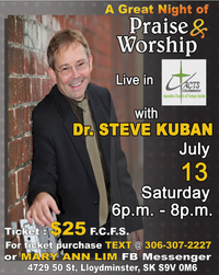 Steve Kuban LIVE in Lloydminster, Canada