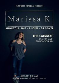 Marissa K @ The Carrot (hosted by Arts of the Ave) 