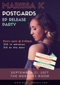 Marissa K EP Release w/ guests Jess Smith & Good Nature