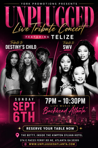 Unplugged Live Tribute Concert: Destiny's Child & SWV