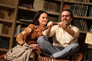 Leanne Best and Con O'Neill in Educating Rita at Liverpool Playhouse © Stephen Vaughan
