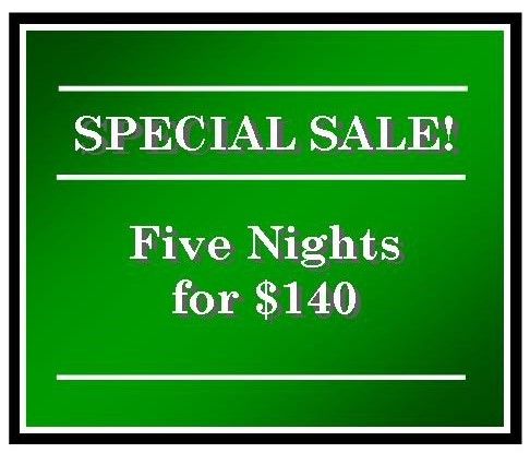 CAMPING ~ 5 Nights ~ Tuesday to Saturday ~ 2025