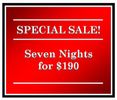 CAMPING ~ 7 Nights ~ Sunday to Saturday ~ 2025