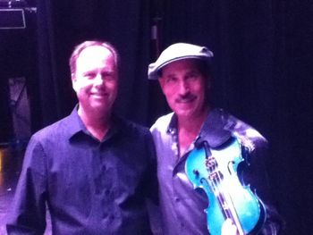 Backstage in Barbados w/ Doug Cameron
