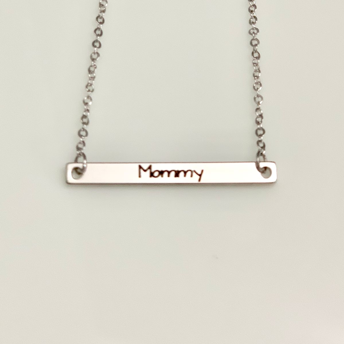 Mommy Necklace - Silver Plated