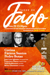 Fado afternoon with Corina, Fátima Santos and Pedro Botas