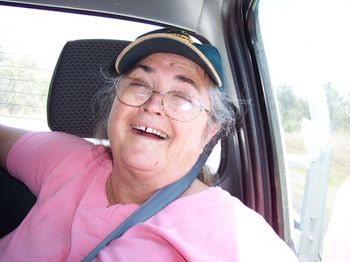 2006 Terry in an Antique car in the outback of Australia.
