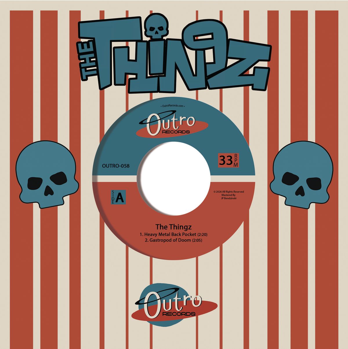 The Thingz / King Flamingo Split EP - 7"