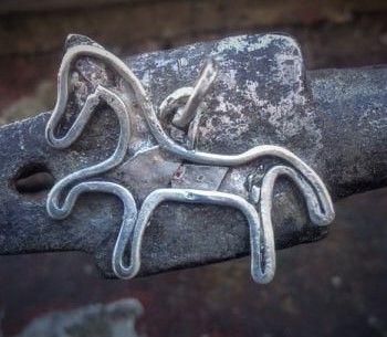 Celtic Lusitanian Horse Pendant