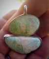 Iberian Turquoise Silver Pendant