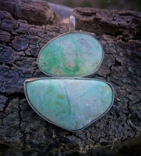 Iberian Turquoise Silver Pendant