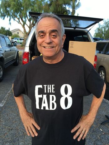 Hai models our new shirt
