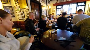 Katie at Pub Session in Letterkenny
