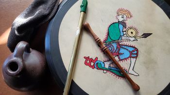 Me Bodhran art...
