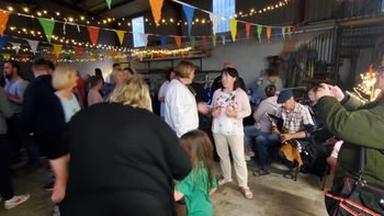 Mikey playing at a Barndance in Port Salon, Donegal
