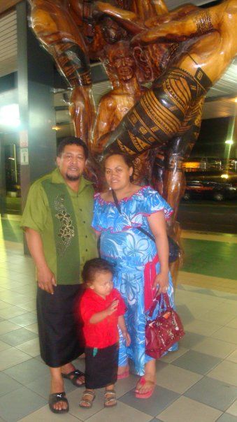 Eugene & wife@Faleolo Airport
