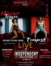 Monique Renee and Tempest B Live