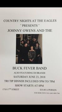 Country Nights at the Eagles with Johnny Owens and the Buck Fever Band