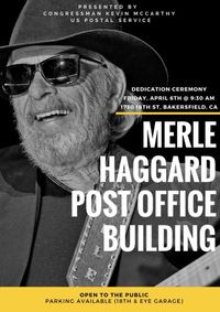 Mere Haggard Post Office Building Dedication