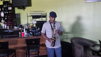 Friend bad sax player Willian Rice
