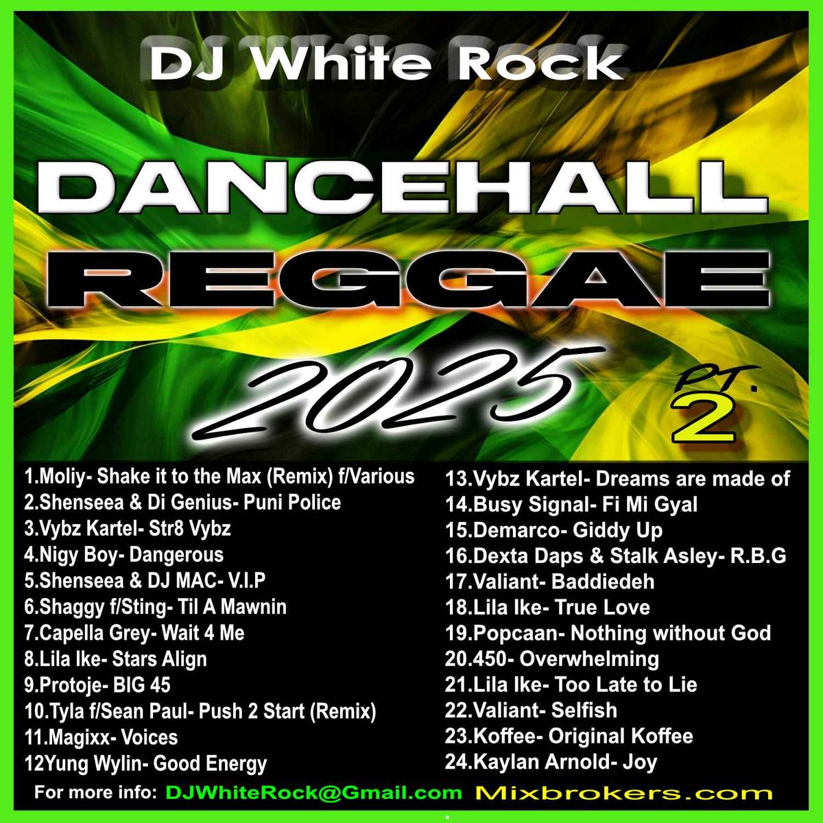 Dancehall/Reggae 2025 Pt.2  - CD