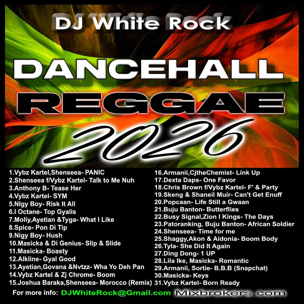 Dancehall/Reggae 2026 - CD