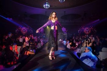 Sevi Walks the Runway at Lisa Johnson Fashion Show
