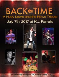"Back In Time" - A Huey Lewis and the News Tribute Band @ KJ Farrells