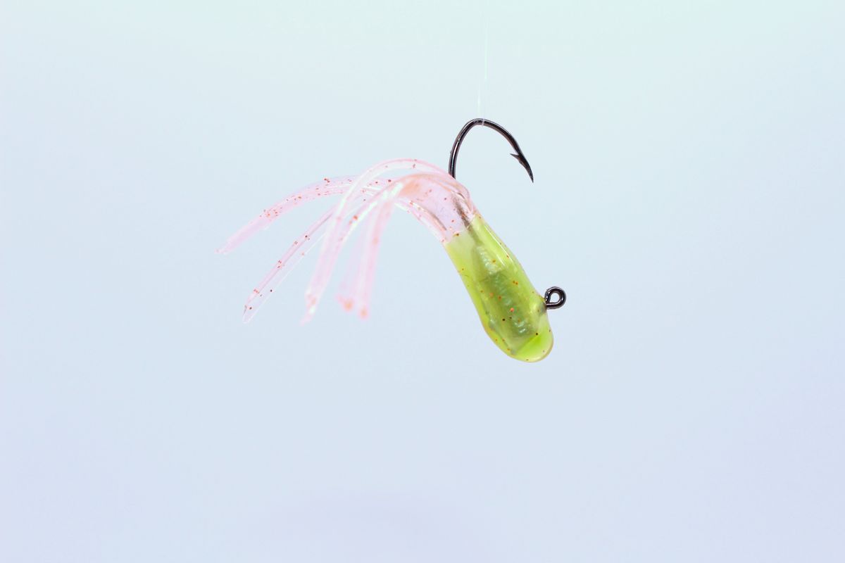 GREEN TOP APPLESEED MINIJIG TUBE BAIT