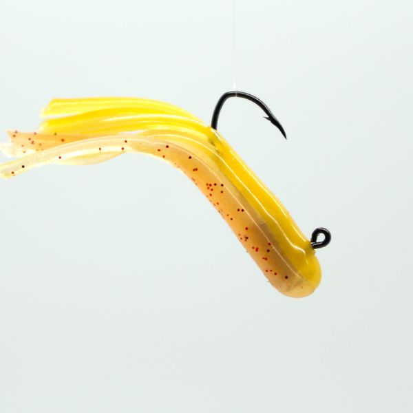 YELLOW TOP GOLD TRICOLOR MINIJIG TUBE BAIT