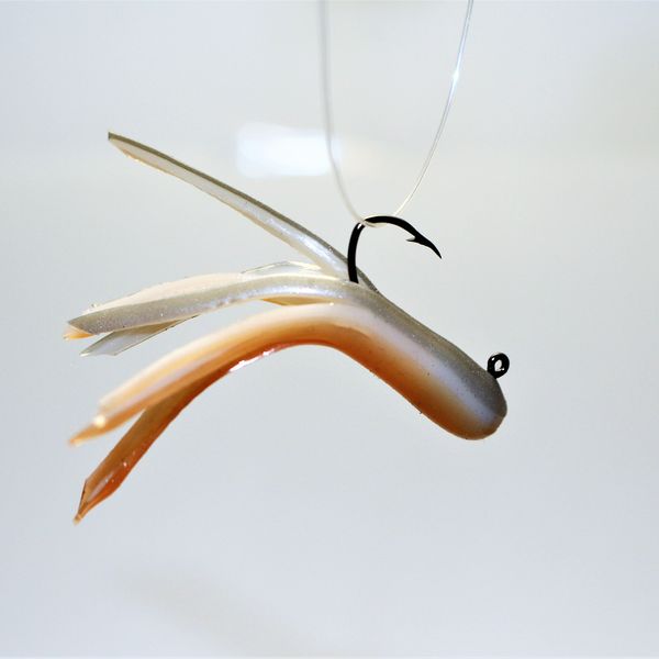 SILVER ORANGE TRICOLOR MINIJIG TUBE BAIT