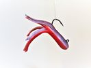 RED PURPLE FLAKE TRICOLOR MINIJIG TUBE BAIT