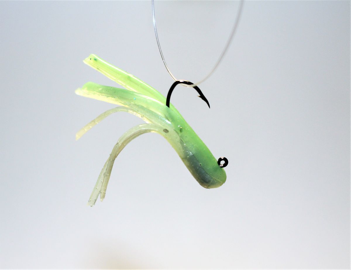 MINT AND PEARL MINIJIG TUBE BAIT