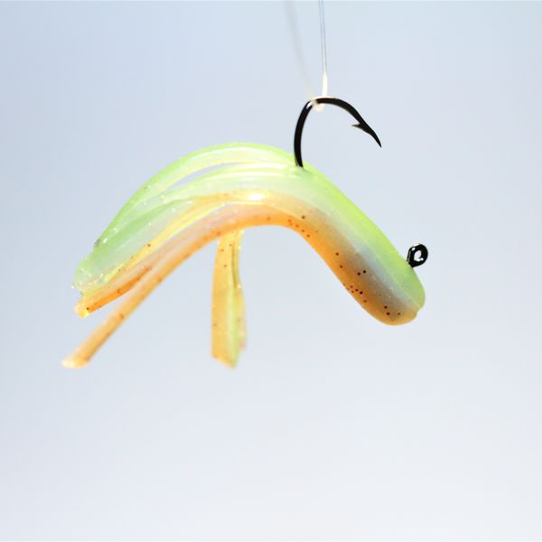 MINT AND GOLD FIRETIGER MINIJIG TUBE BAIT