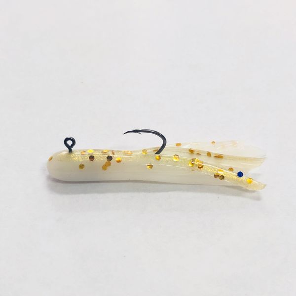 WHITE GOLD MINIJIG TUBE BAIT 