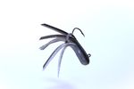 BLACK SILVER CUSTOM MINIJIG TUBE BAIT