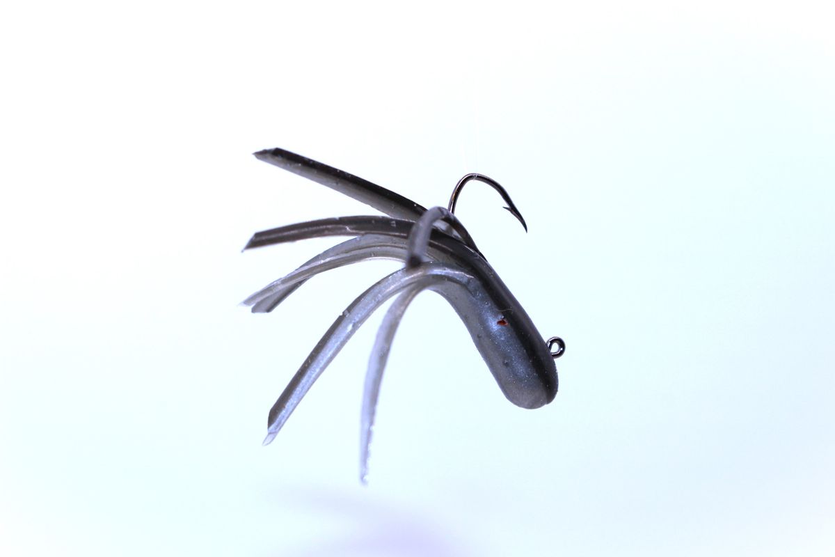 BLACK SILVER CUSTOM MINIJIG TUBE BAIT