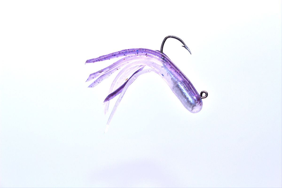 PEARL PURPLE TOP CUSTOM MINIJIG TUBE BAIT