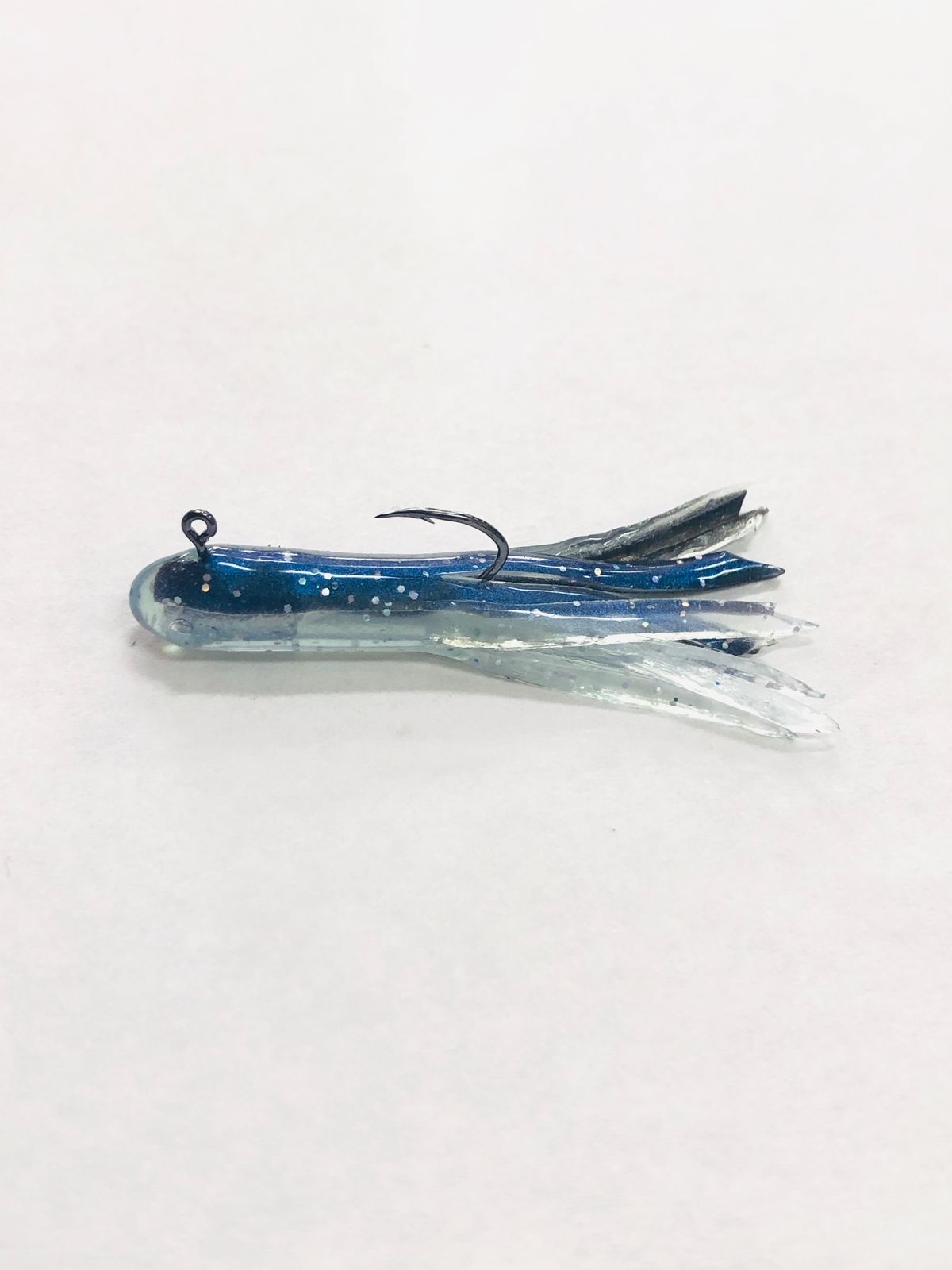 BLUE PEARL CLEAR BASE MINIJIG TUBE BAIT 