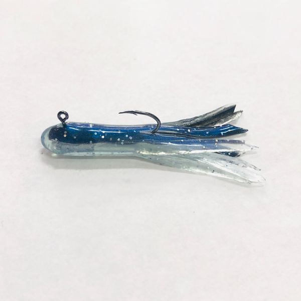 BLUE PEARL CLEAR BASE MINIJIG TUBE BAIT 