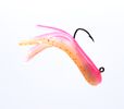 HOT PINK-GOLD TRICOLOR MINIJIG TUBE BAIT